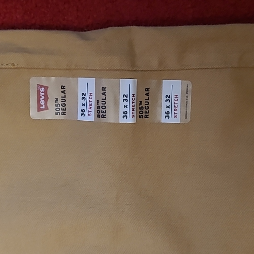 Levi's® 505 Stretch Faded Wash Regular Fit Jeans Color Bronze - Picture 7 of 7